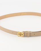 Bien - Leren riem gouden gesp - taupe