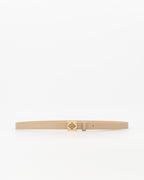 Bien - Leren riem gouden gesp - taupe