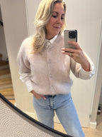 Simonie - mohair vest - beige