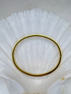 Jade - Bangle armband mini klaver - goud