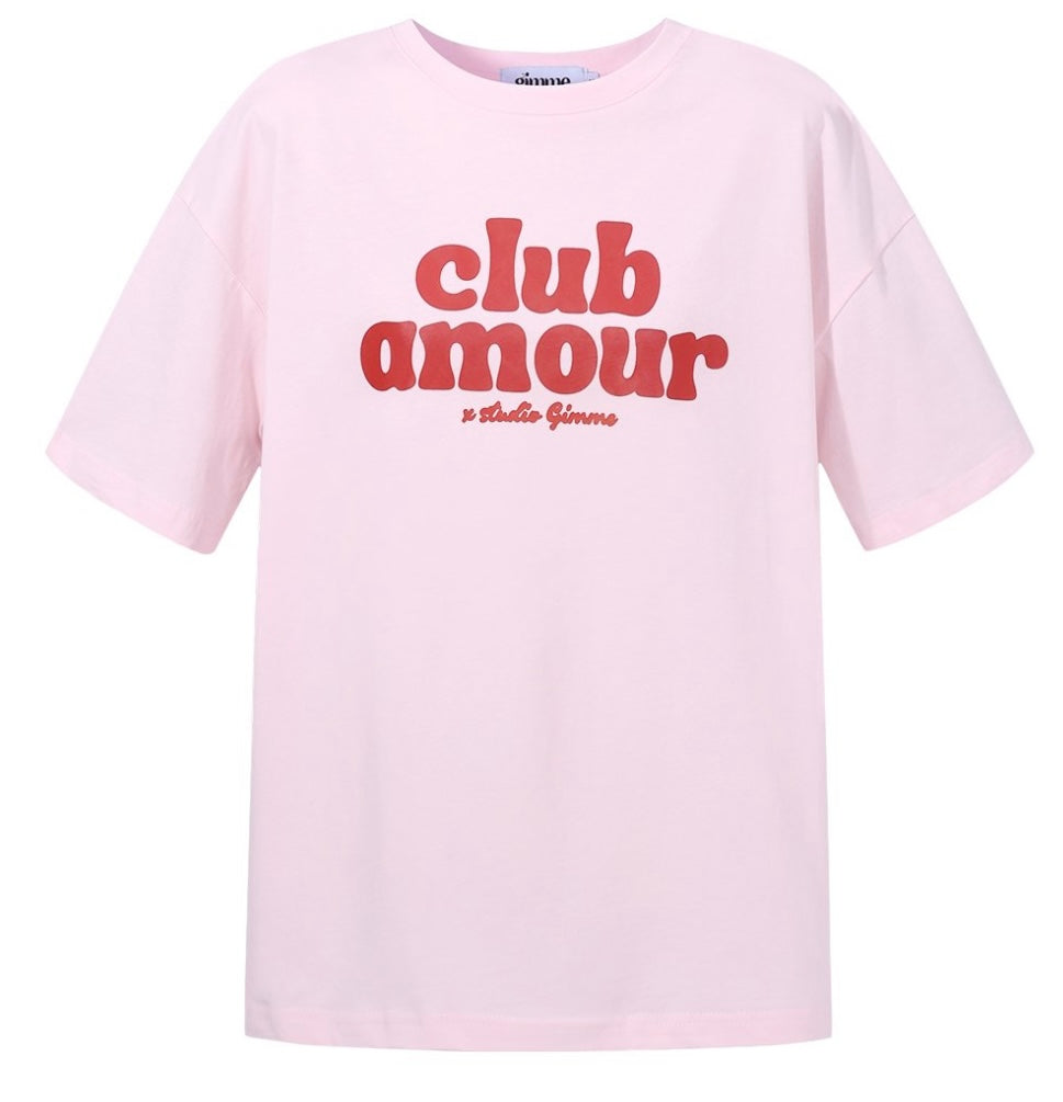 Camille - T-shirt Club Amour - roze