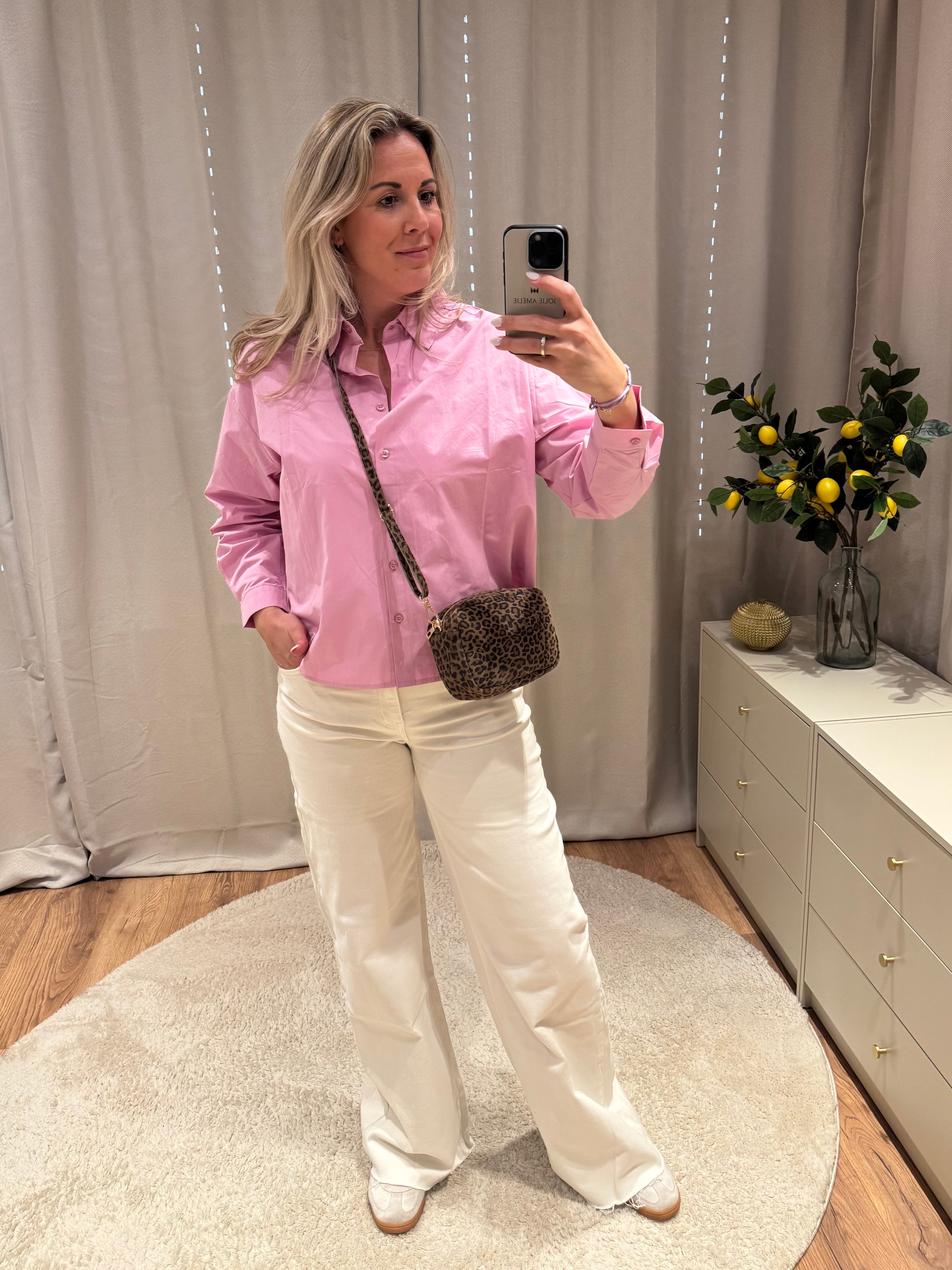 Layla - Azzurro oversized blouse - roze