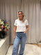 Claire - Basis t-shirt korte mouw - wit