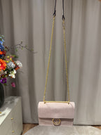 Feline - Suède tas gouden ring - oudroze