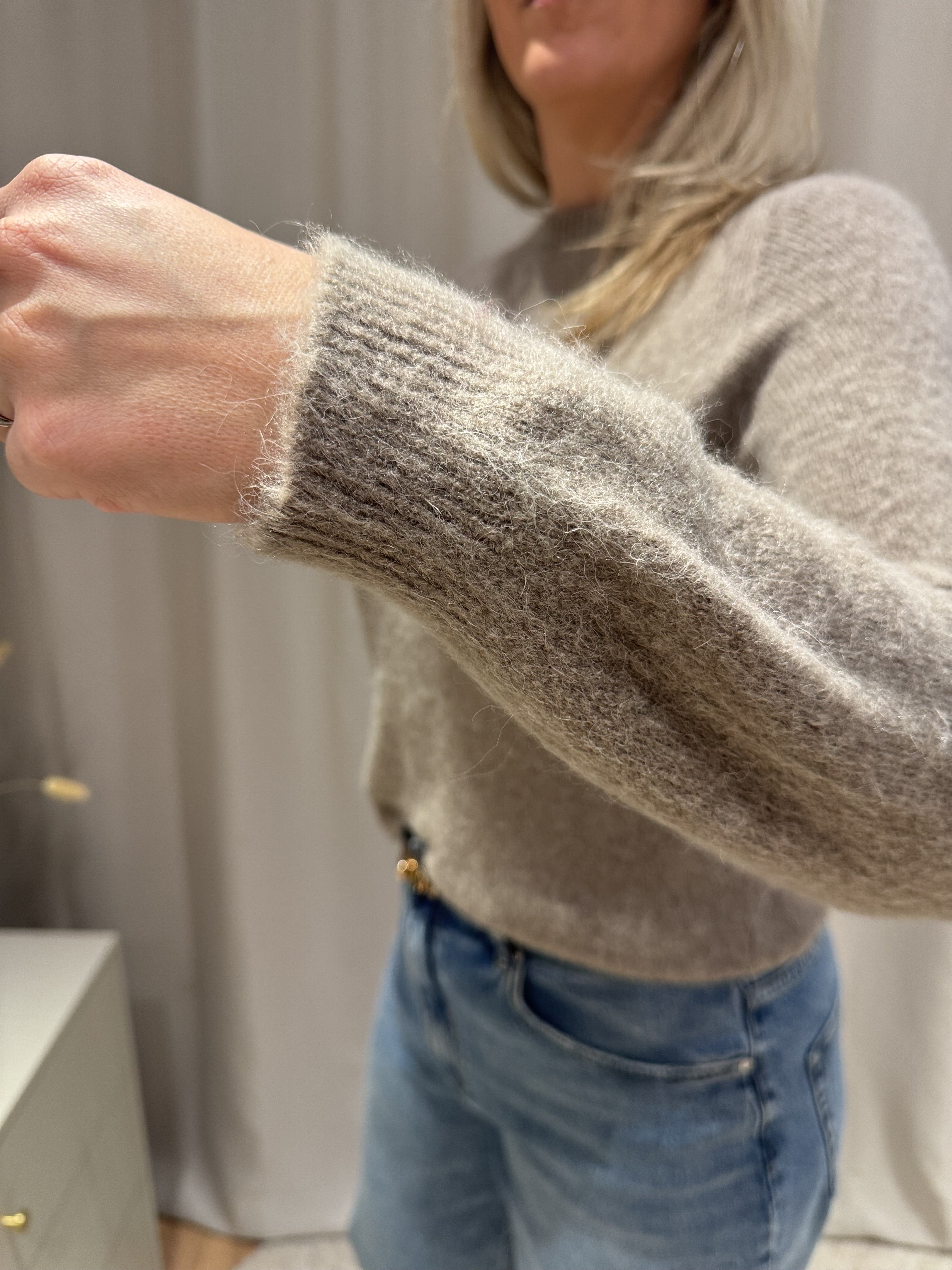 Laura - Alpaca trui - beige