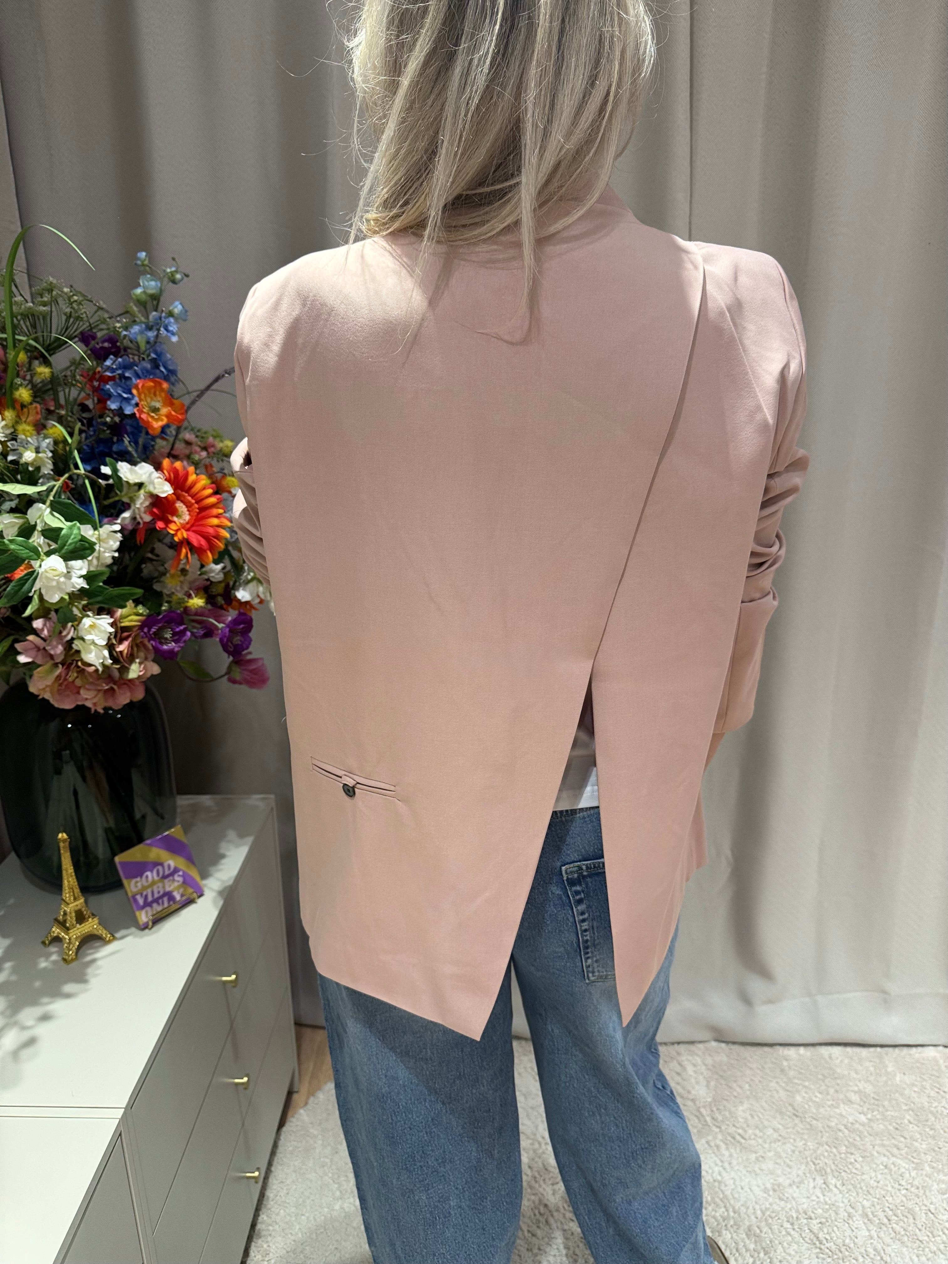 Ingeborg - Blazer overslag - oudroze