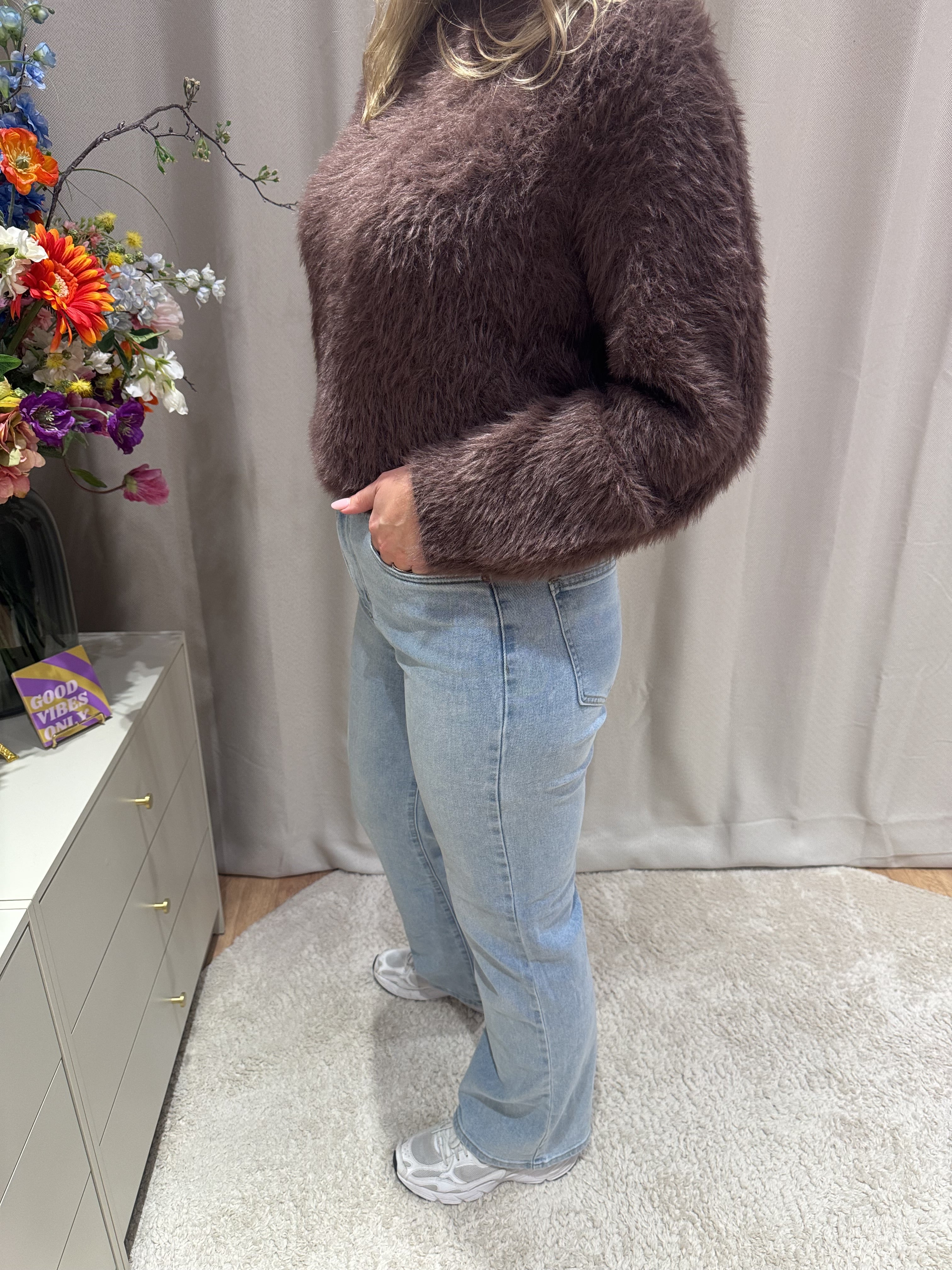 Elsbeth - Jeans wide leg - light blue