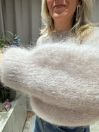 Denice - Mohair trui - beige