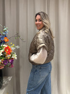 Amélie - Bomber bodywarmer - taupe