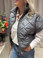 Amélie - Bomber bodywarmer - antraciet