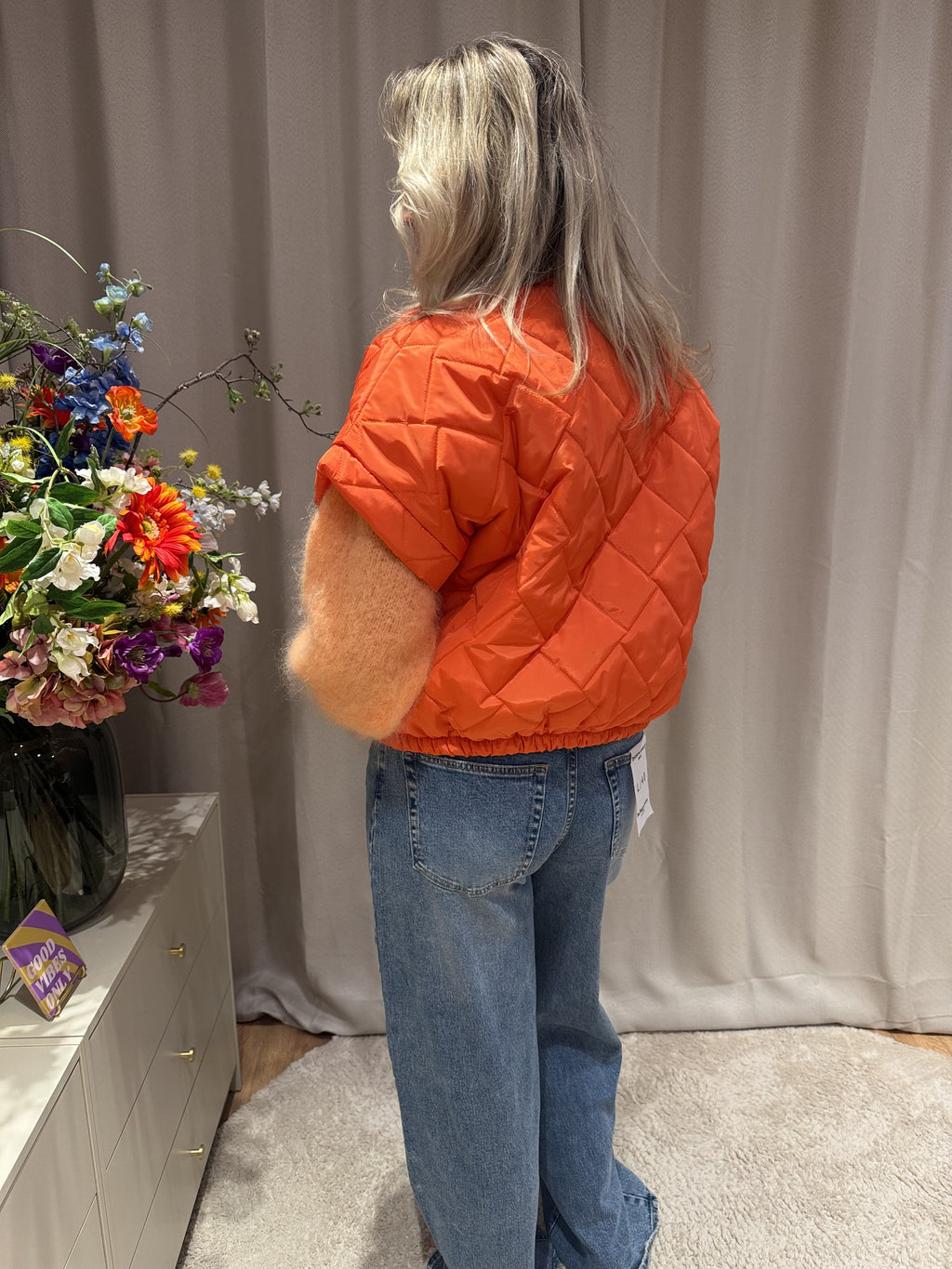 Amélie - Bomber bodywarmer - oranje