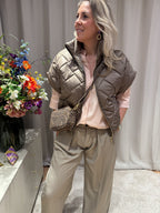 Amélie - Bomber bodywarmer - taupe