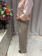 Rose - Pantalon wide leg - taupe
