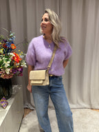Simonie - Mohair vest - lila