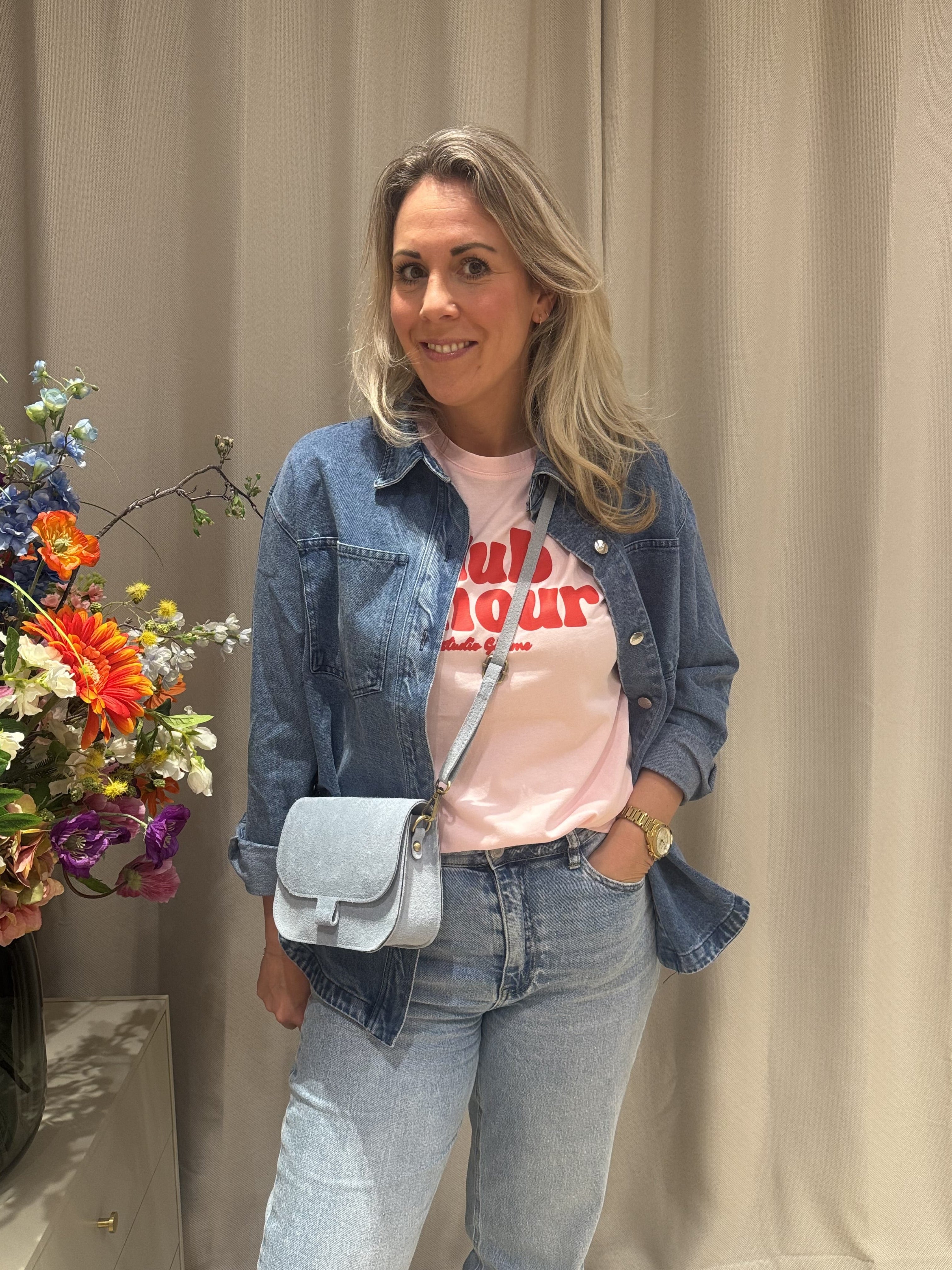 Camille - T-shirt Club Amour - roze