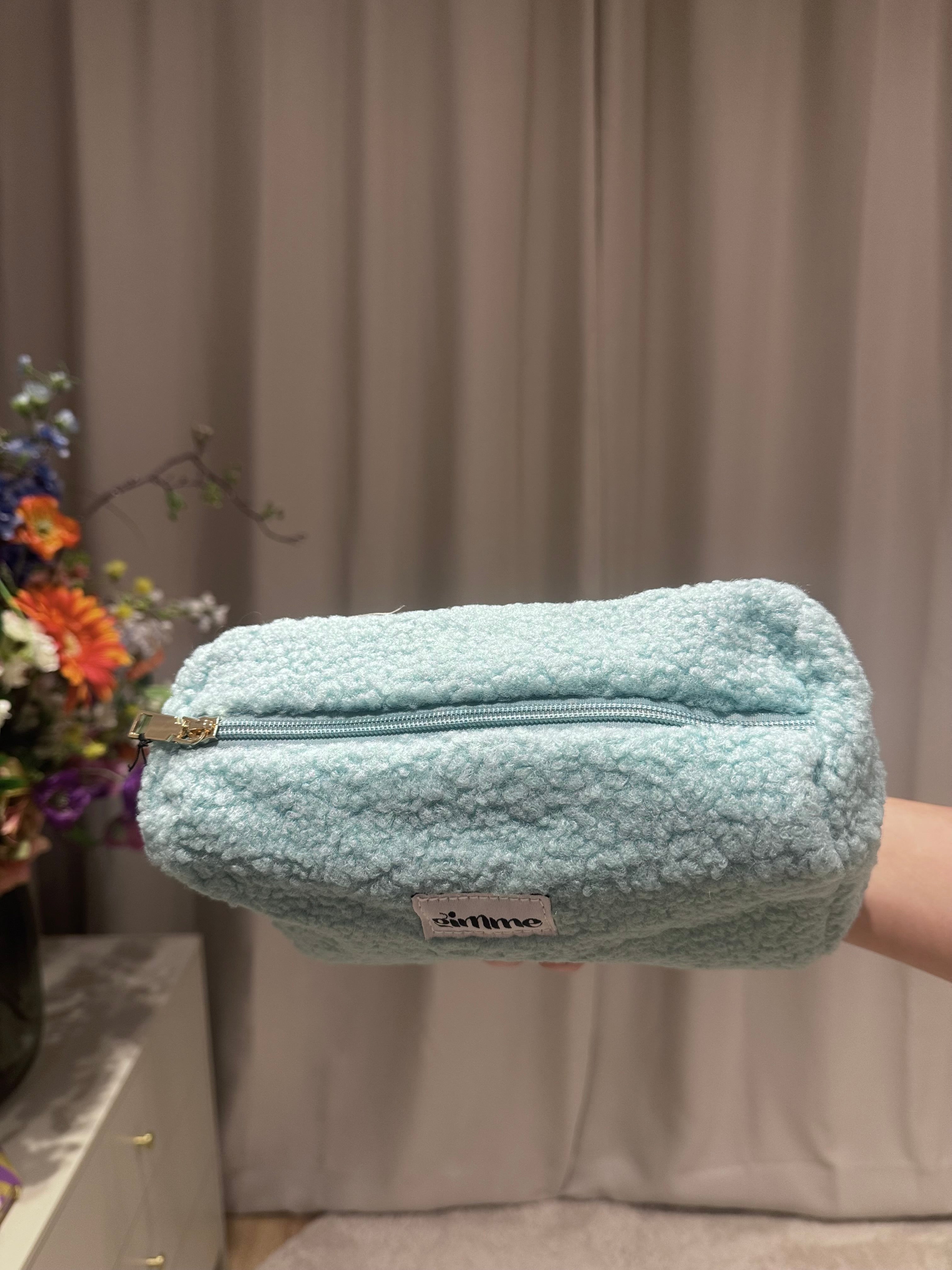 Linda - Toilettas teddy - babyblauw