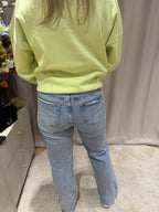 Susan - Jeans Queen Hearts glitter - light blue