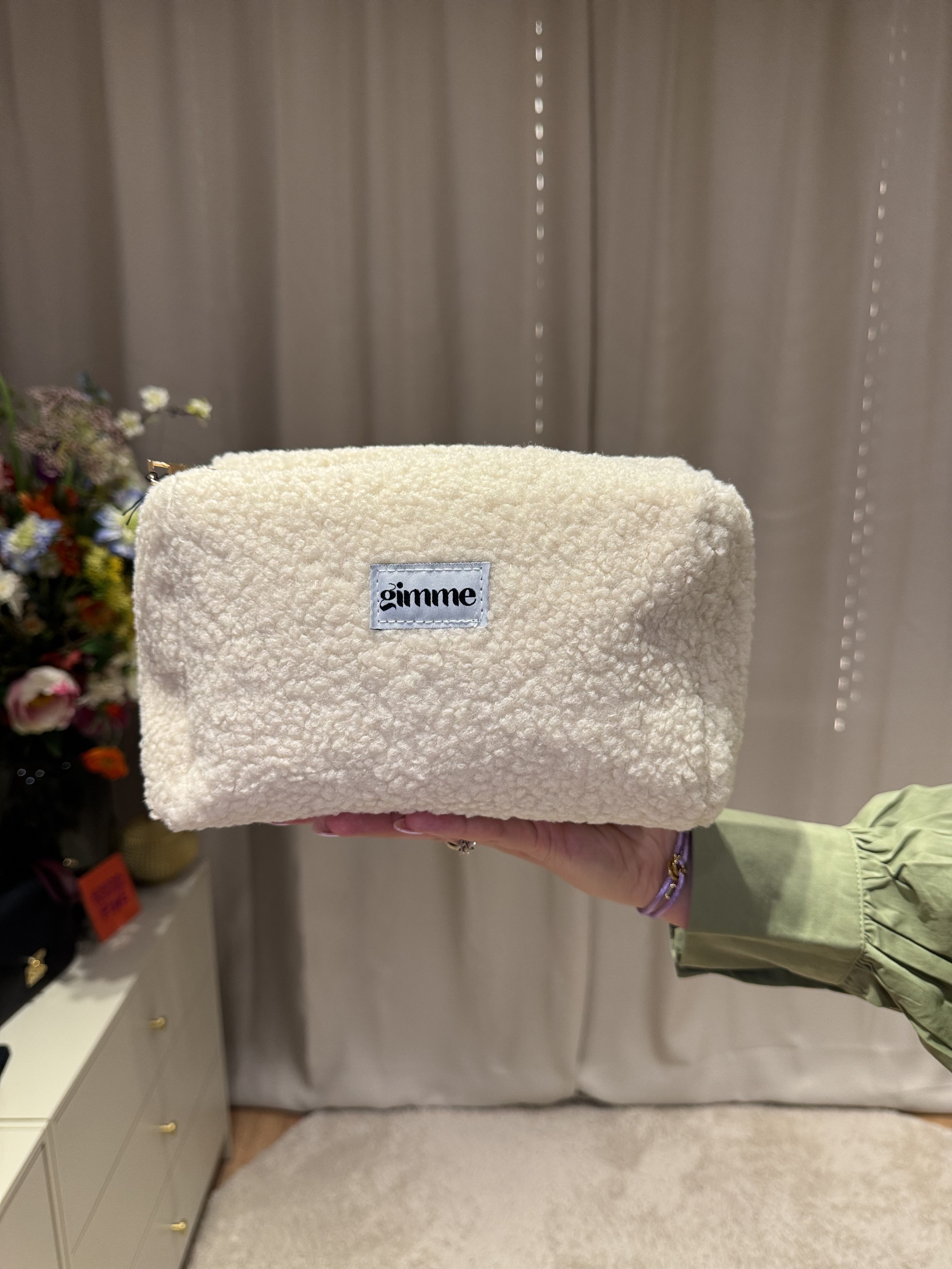 Linda - Toilettas teddy - offwhite