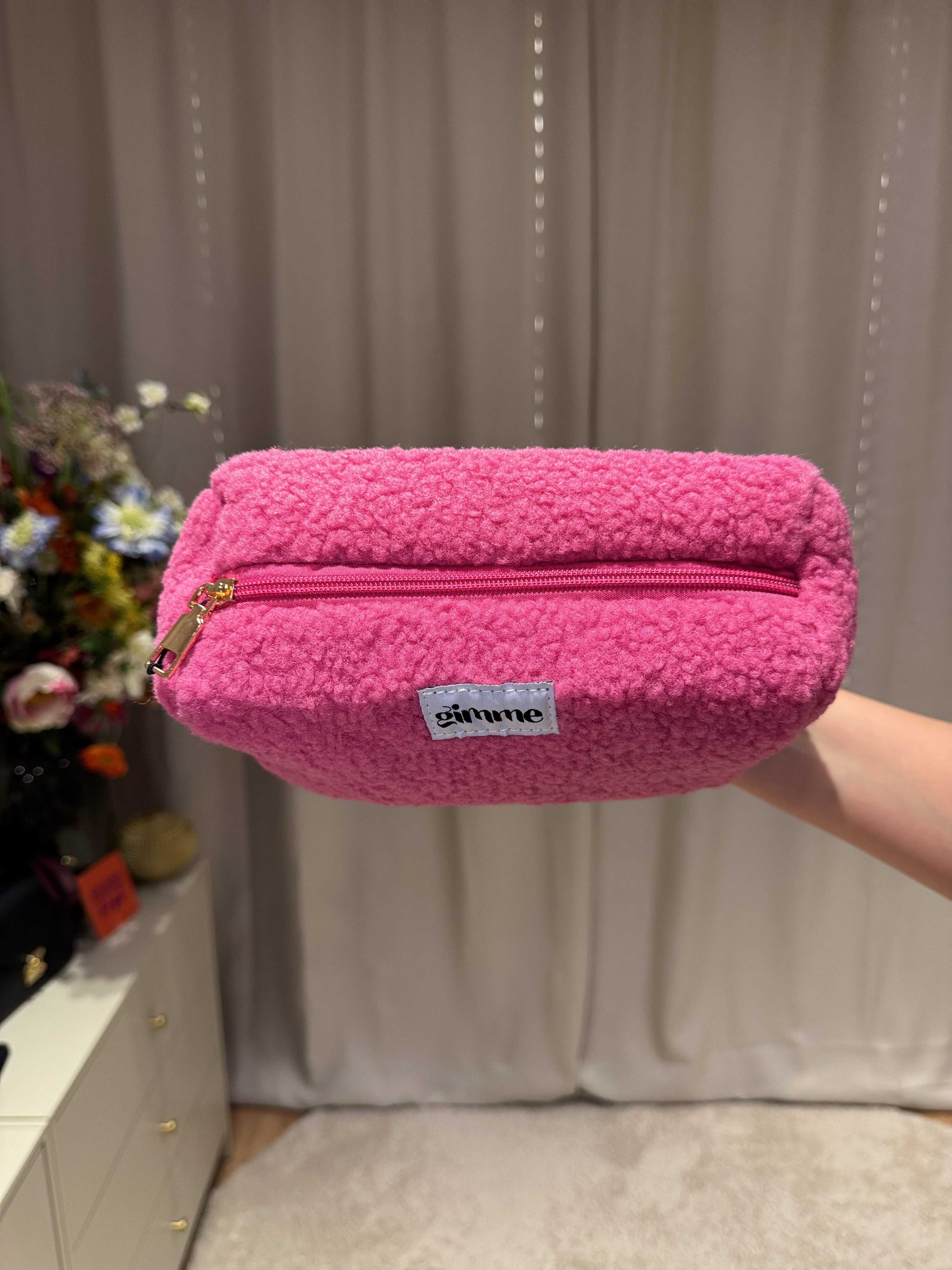 Linda - Toilettas teddy - roze