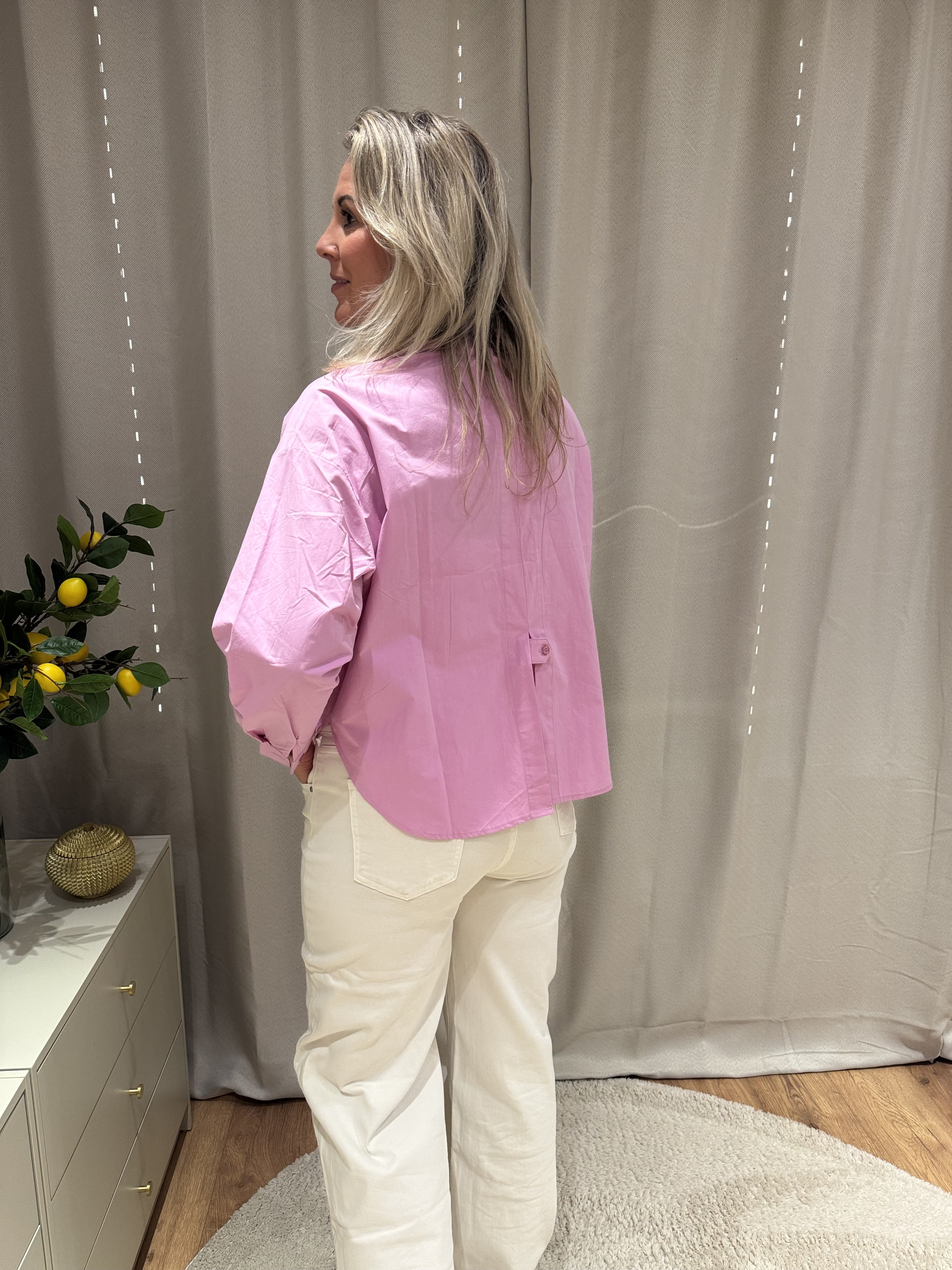 Layla - Azzurro oversized blouse - roze