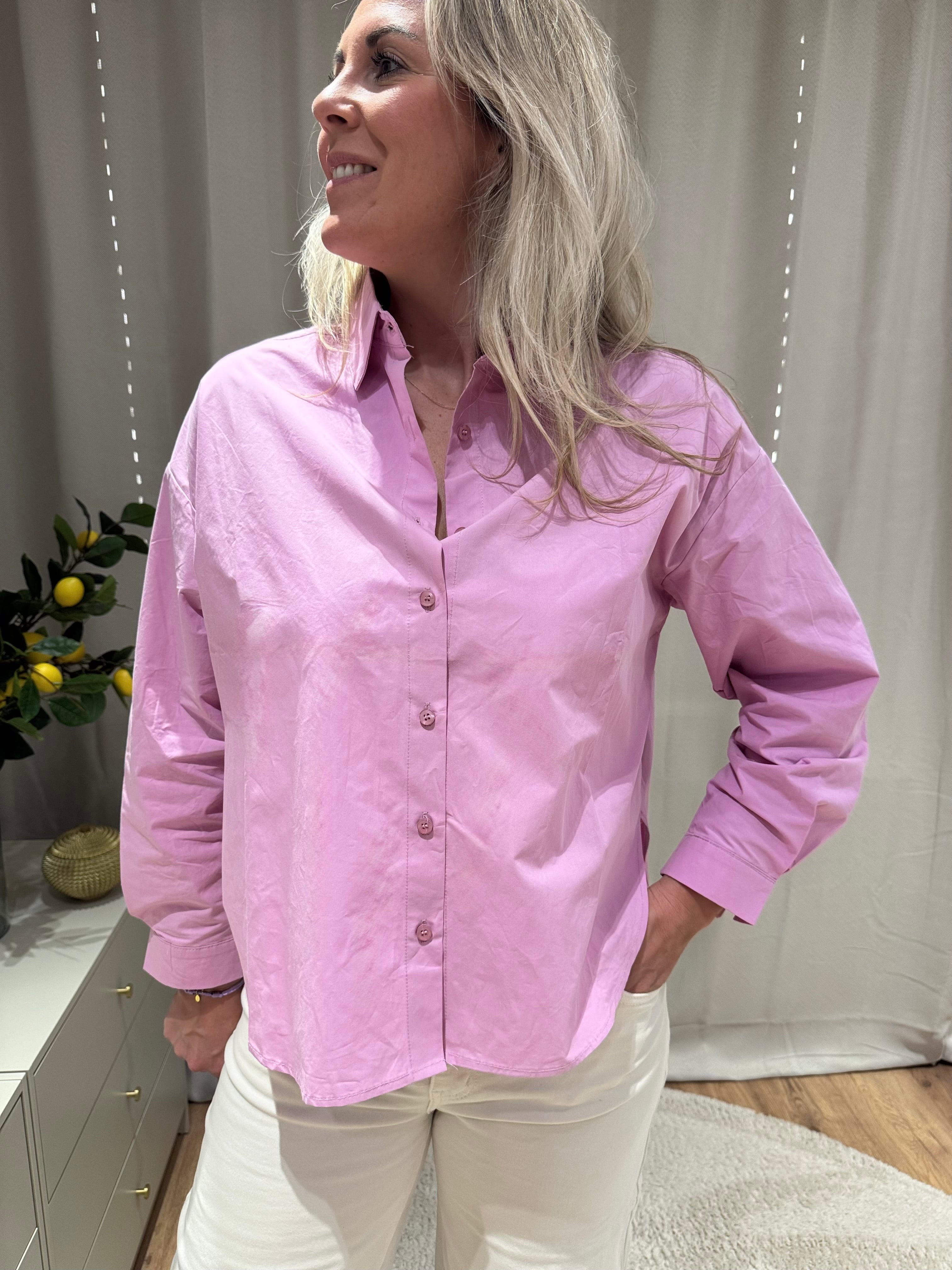 Layla - Azzurro oversized blouse - roze