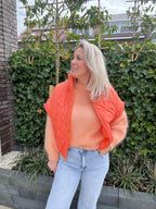 Amélie - Bomber bodywarmer - oranje