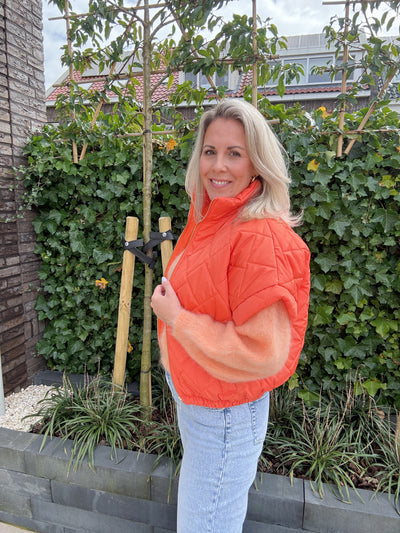 Amélie - Bomber bodywarmer - oranje