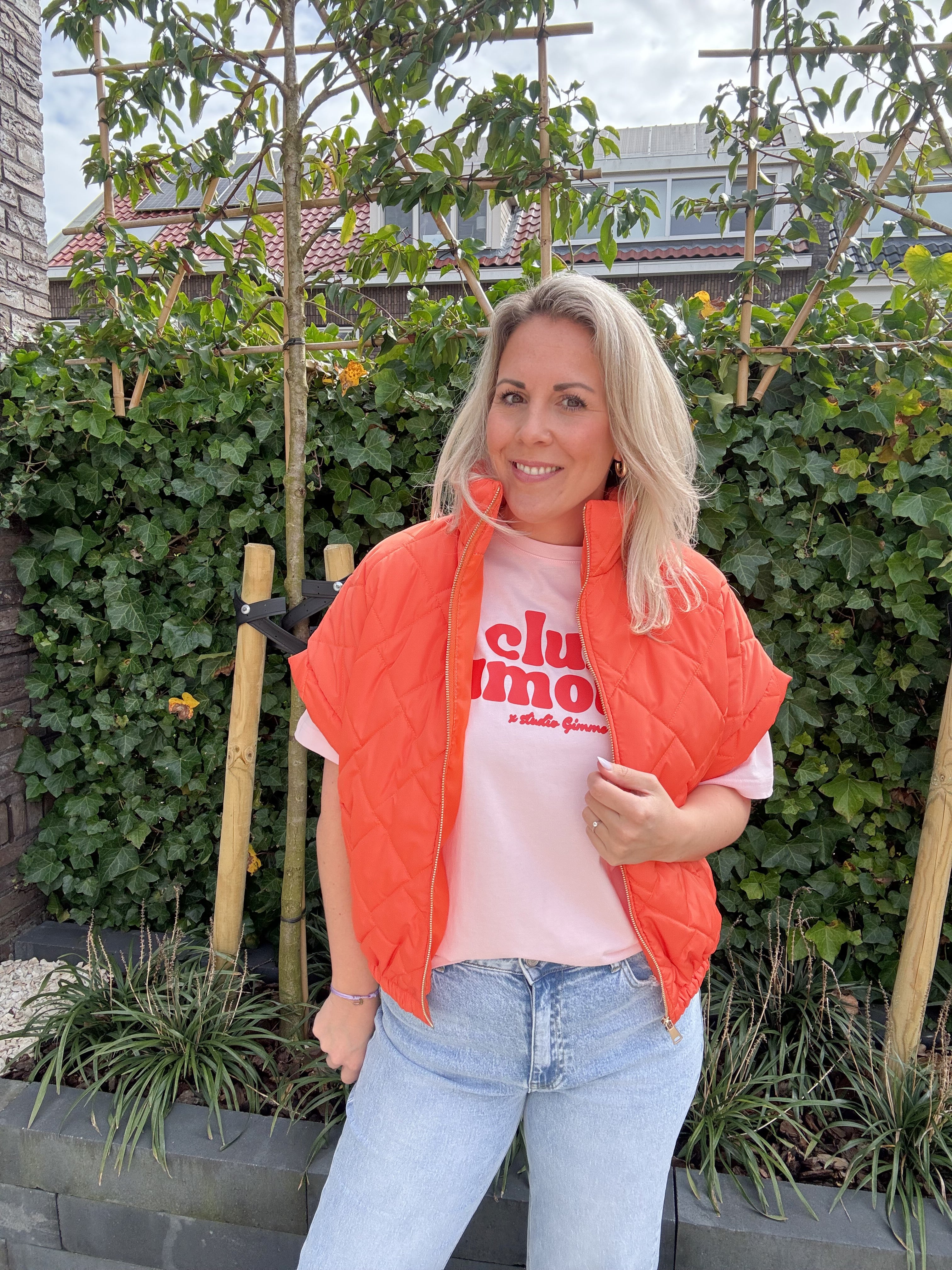 Camille - T-shirt Club Amour - roze