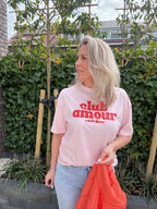 Camille - T-shirt Club Amour - roze