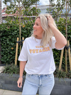 Club Voyages - Azzurro t-shirt - wit