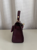 Grace - Leren tas H-sluiting - bordeaux