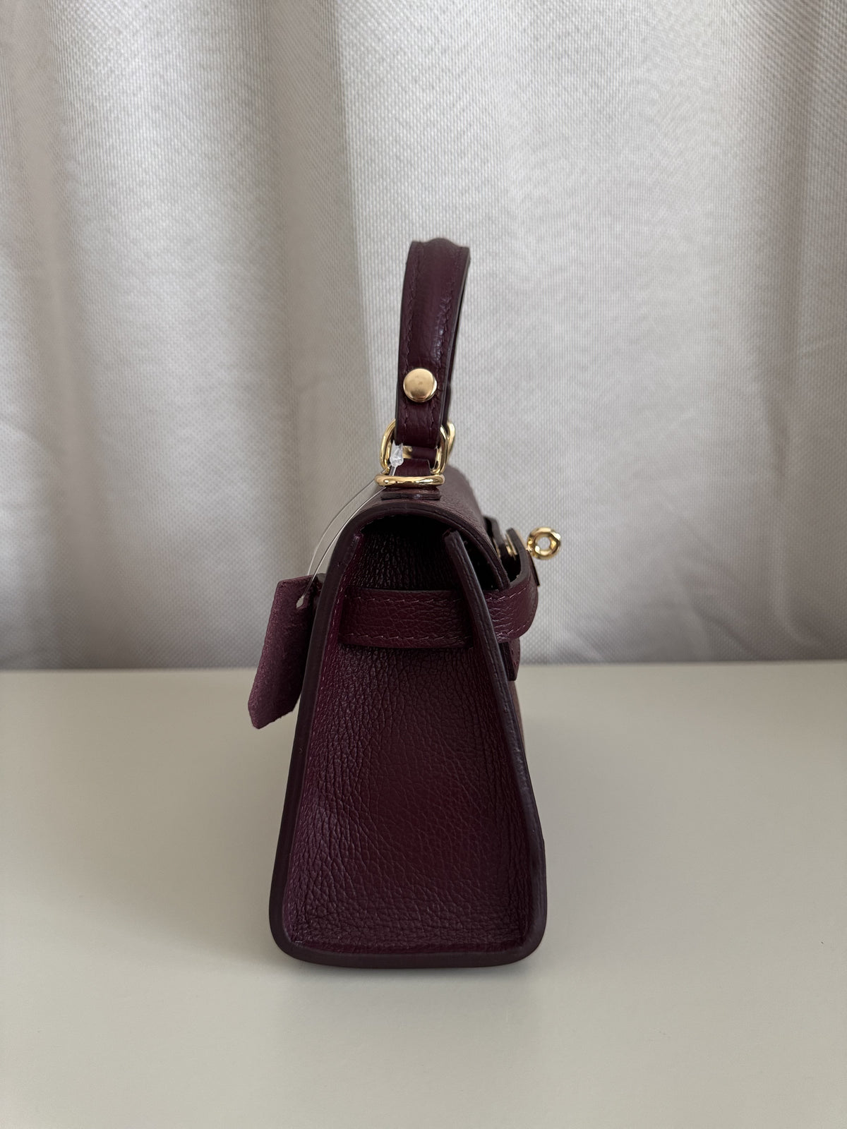 Grace - Leren tas H-sluiting - bordeaux