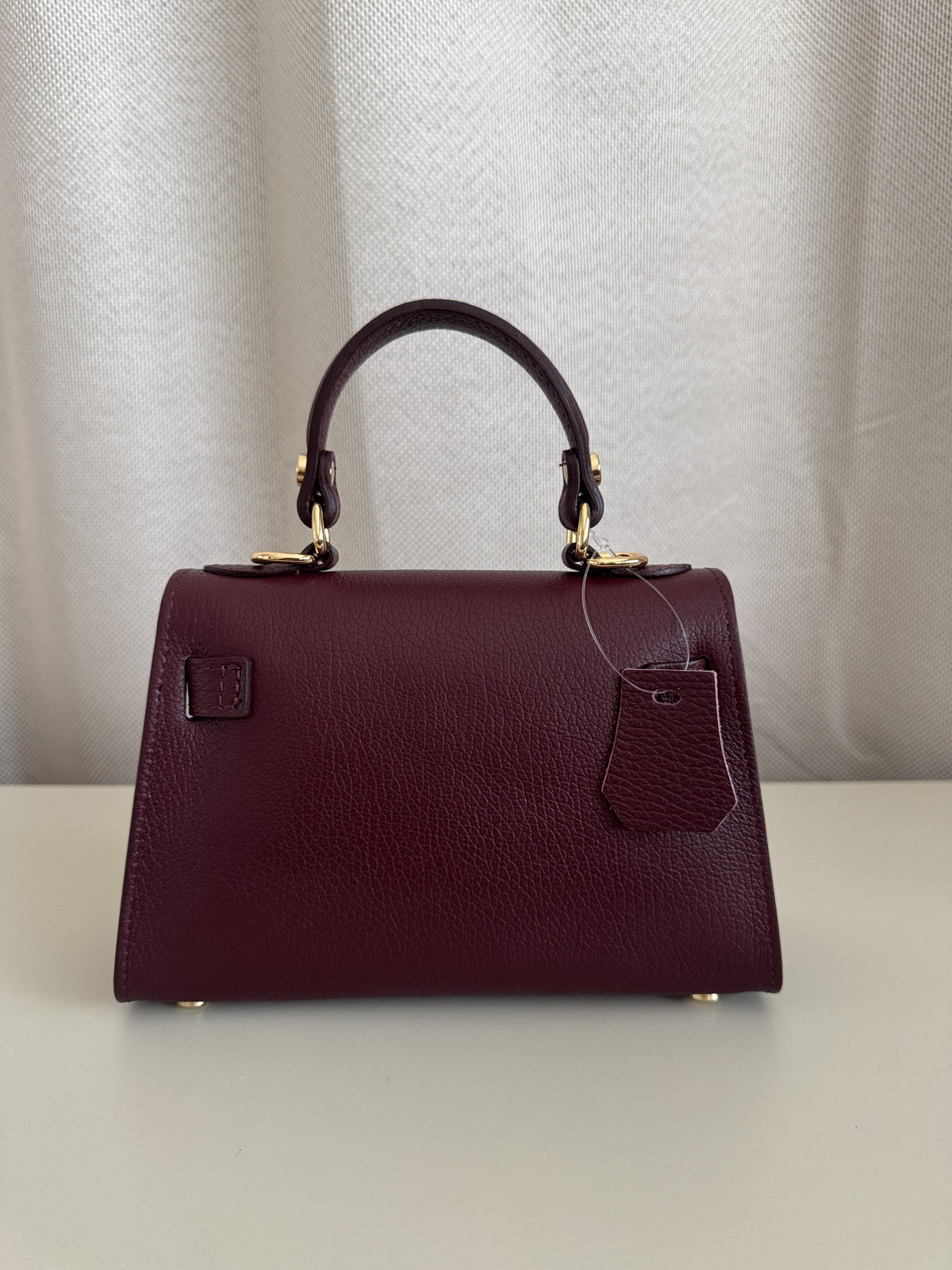 Grace - Leren tas H-sluiting - bordeaux
