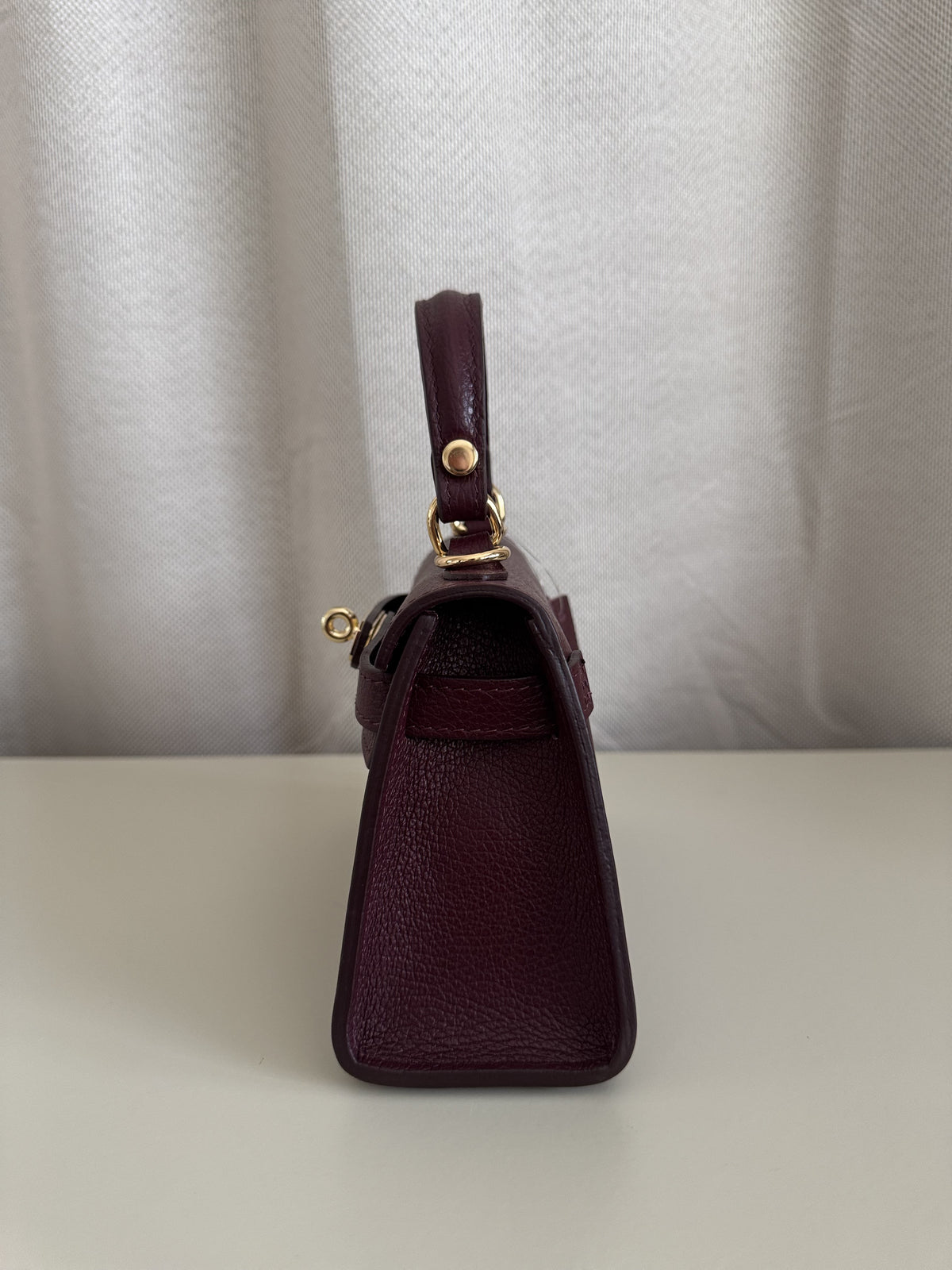 Grace - Leren tas H-sluiting - bordeaux