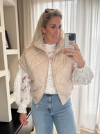 Amélie - Bomber bodywarmer - beige