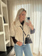 Rowan - Faux fur bodywarmer - cream beige