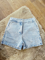 Soof - Azzurro short denim hartjes - midblue