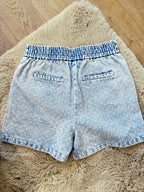 Soof - Azzurro short denim hartjes - midblue