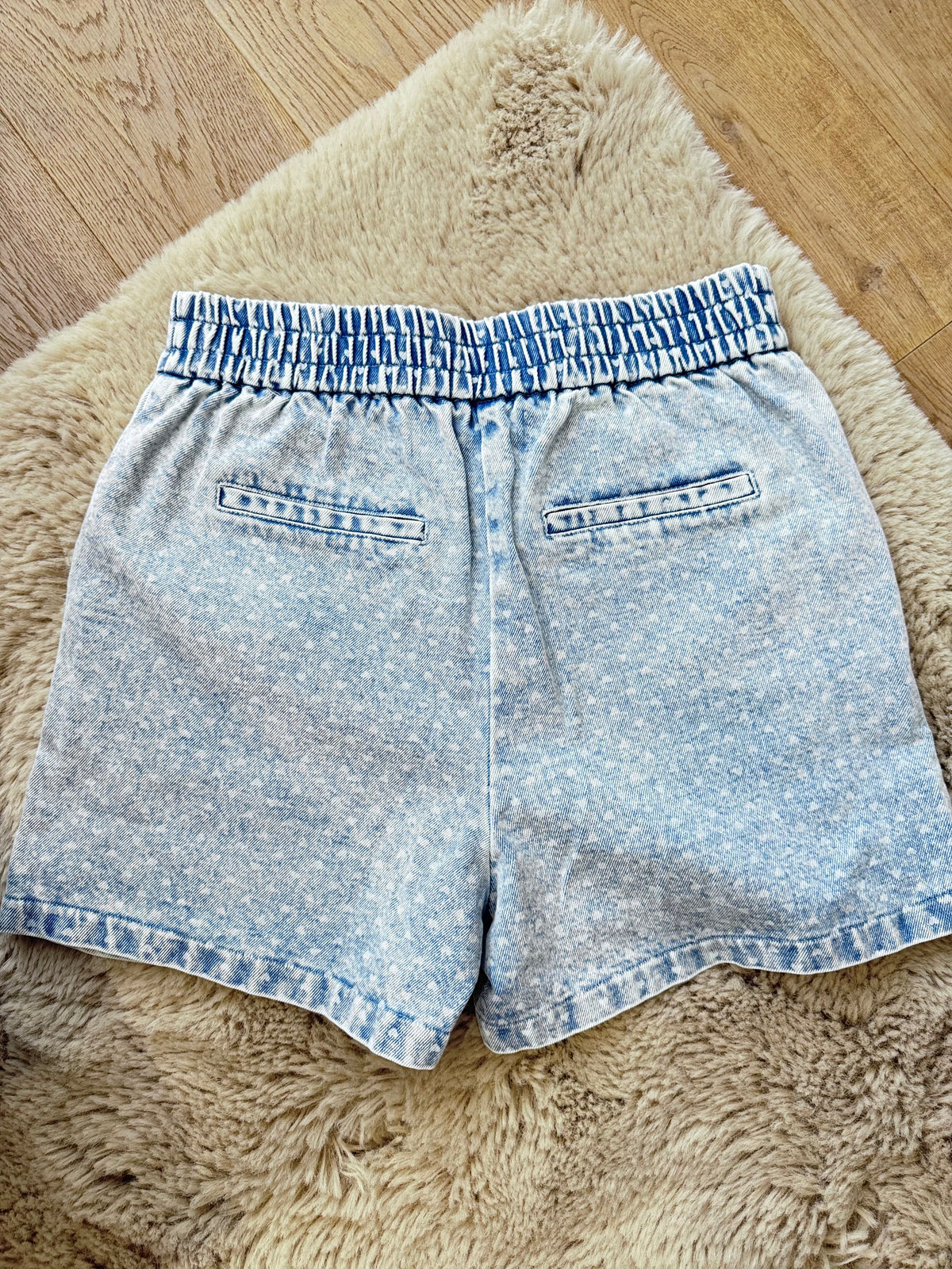 Soof - Azzurro short denim hartjes - midblue