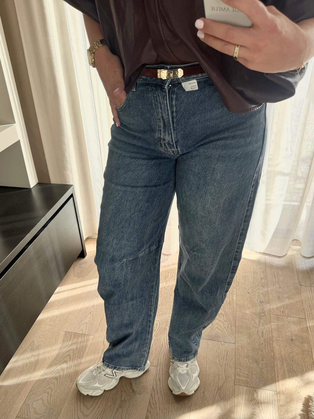 Leontine - Ballon jeans - midblue