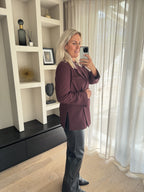 Célestine - Blazer double breasted - bordeaux