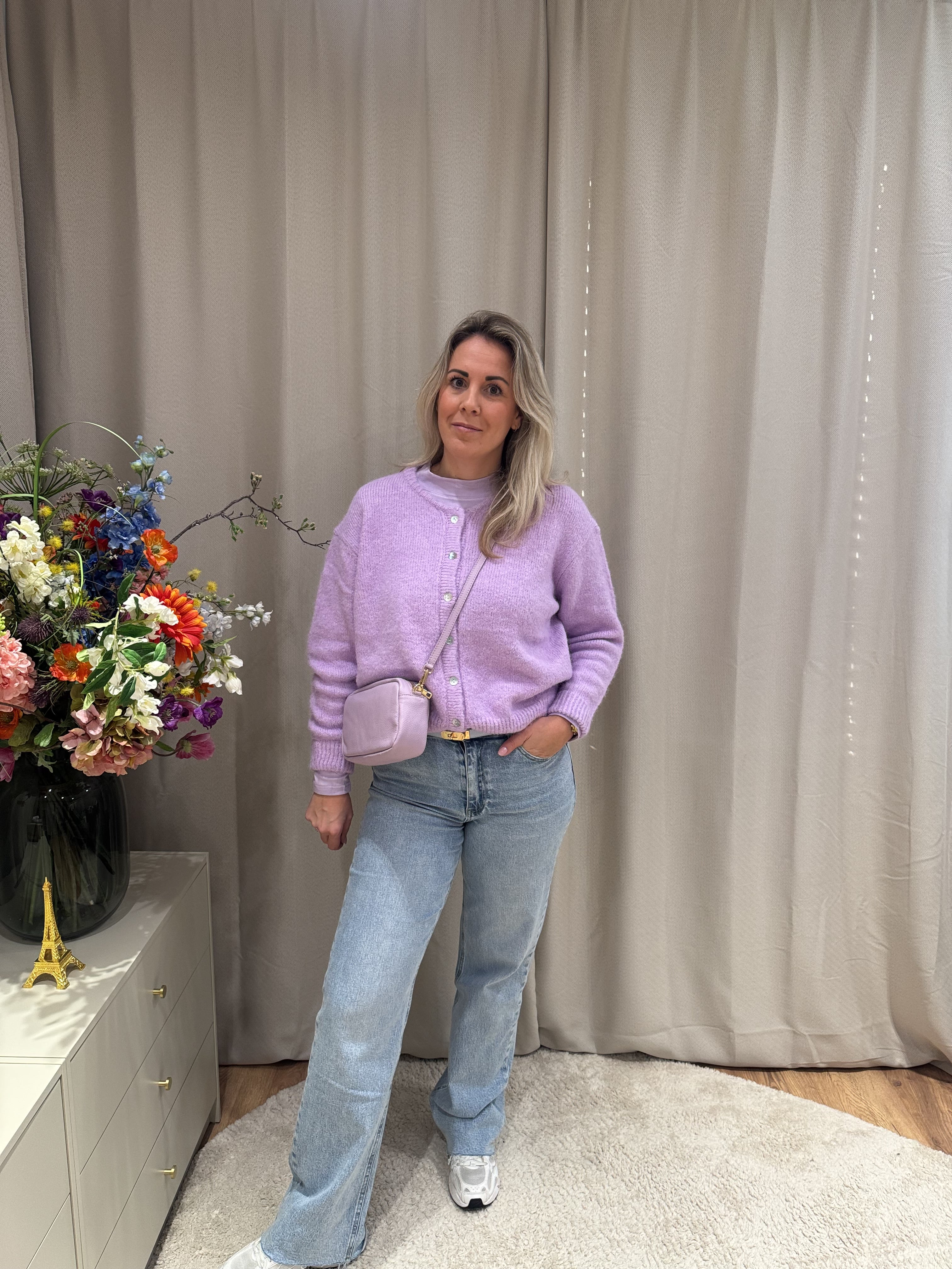 Lila col Juliette met Amour-opdruk van Jolie Amélie