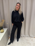 Zwarte glitter pantalon Lonneke van Jolie Amélie