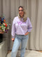 Margot - Oversized sweater Paris - lila