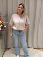 Beige mohair vest Simonie van Jolie Amélie