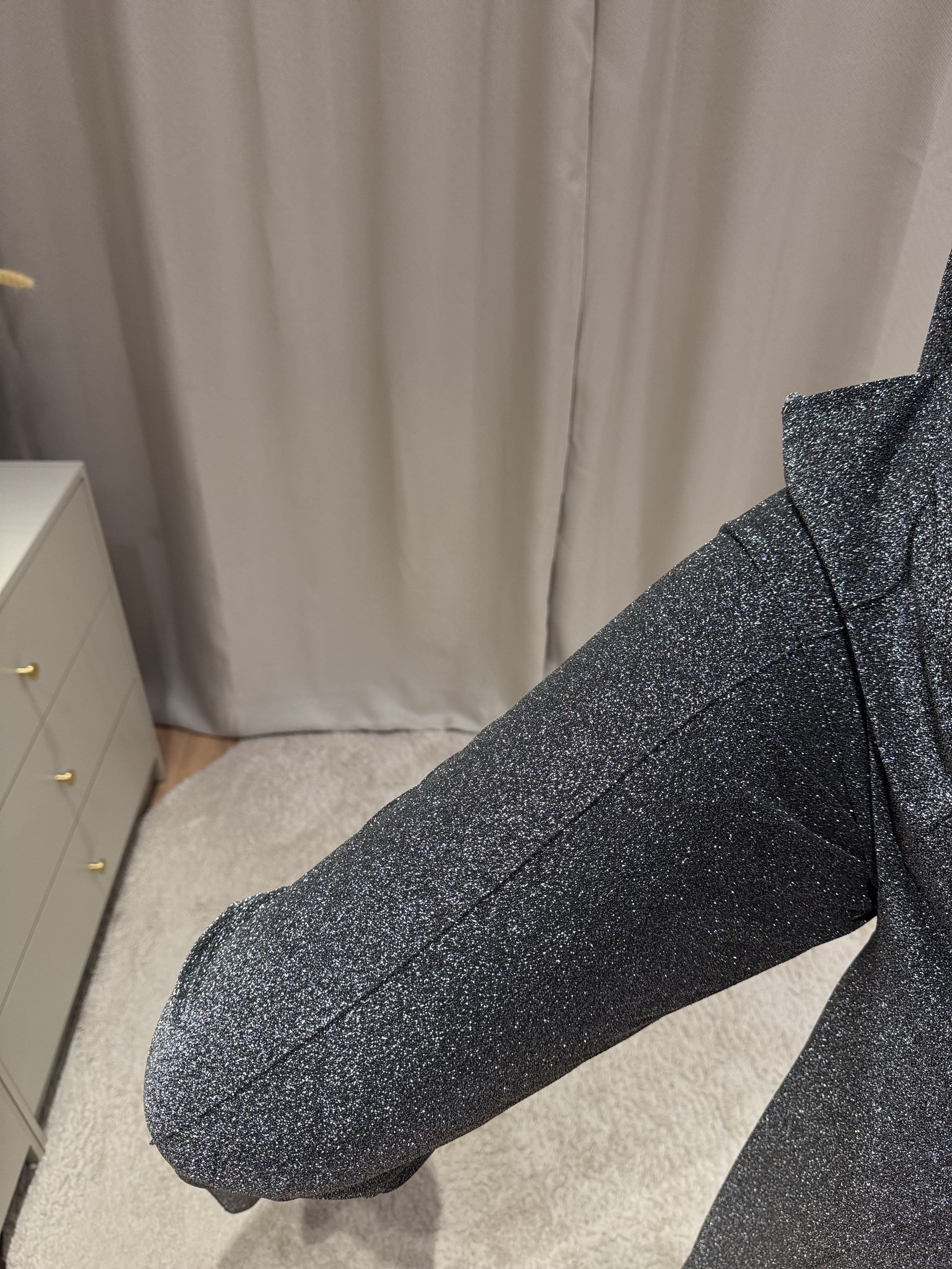 Zwart-zilveren glitter pantalon Lonneke van Jolie Amélie